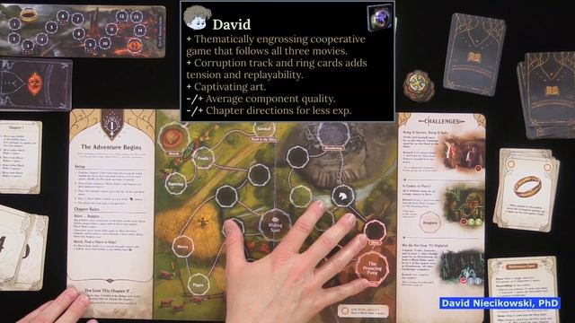 The Lord of the Rings Adventure Book Game (Ravensburger): Review смотреть онлайн