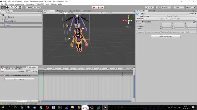 Как сделать свой аватар в VRChat? Анимация глаз(Моргание) MMD anime смотреть онлайн