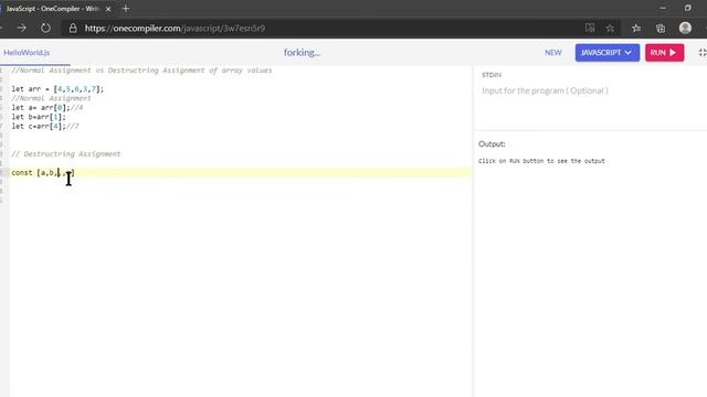 Destructuring in JavaScript in Hindi | destructuring assignment in es6 | destructuring arrays valu смотреть онлайн