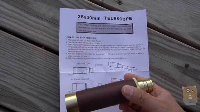 SGODDE 25x30 Collapsible Brass Spyglass Monocular Review смотреть онлайн