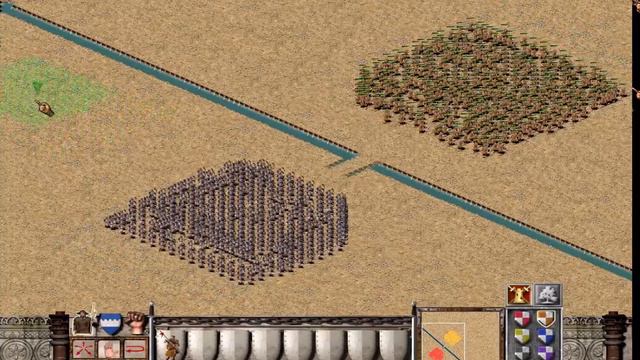 Stronghold Crusader    500 Arabian vs 500 monks