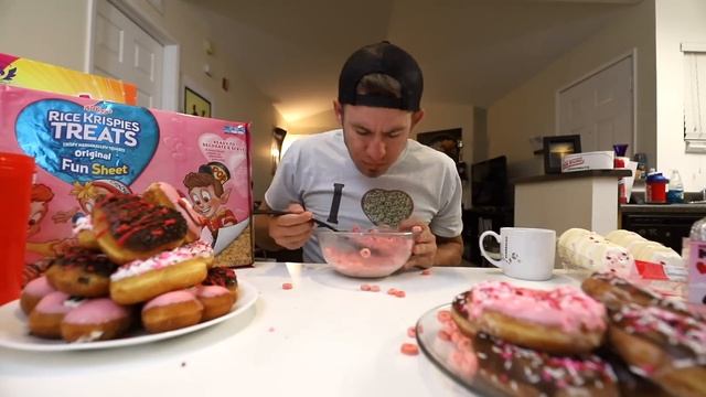 THE VALENTINES DAY DESSERT CHALLENGE! (15,000+ CALORIES) смотреть онлайн