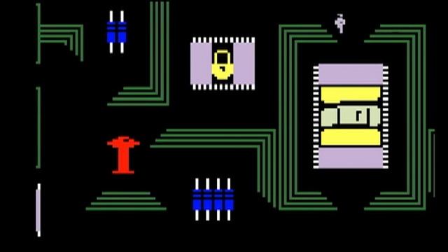 Tron Maze-A-Tron - Intellivision Tron Game (Mattel 1982) (Matell Intellivision)