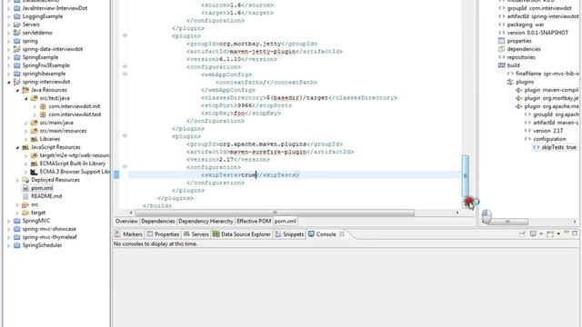 SKIPTESTS TRUE DURING MAVEN BUILD DEMO смотреть онлайн
