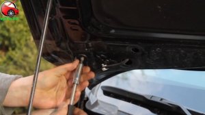 Установка упоров / амортизаторов капота на Toyota RAV4 5g от upora.net