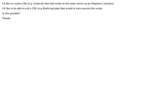 Magento: Run external bash script using Magento 2 смотреть онлайн