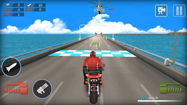 Bike Racing Games - Moto Bike Shooter- Bike Attack 3D Game - Gameplay Android free games смотреть онлайн