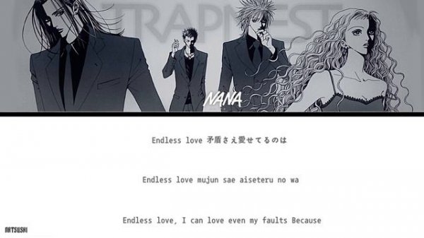 NANA - Ending 2 Full - Starless Night (TRAPNEST) [Color Coded Lyrics Kan/Rom/Eng]