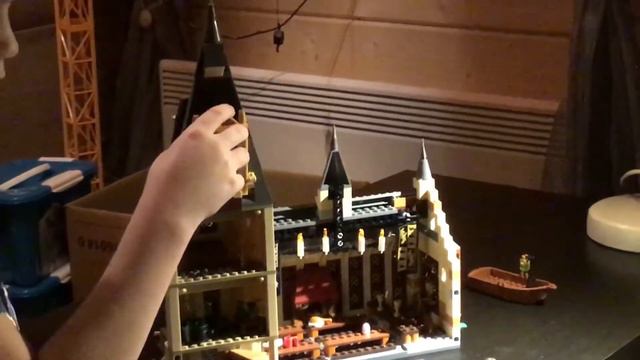 LEGO замок Гарри Поттер, подарок деда мороза 2018-2019 смотреть онлайн
