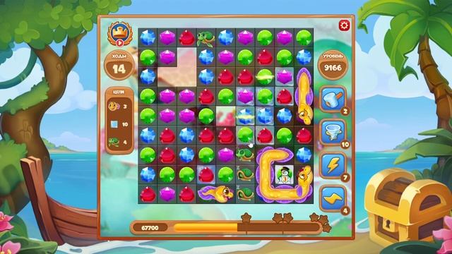 Как пройти уровень 9166 игры Сокровища Пиратов смотреть онлайн
