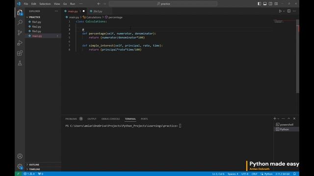 classmethod in Python | Python made easy | Python | 4 смотреть онлайн