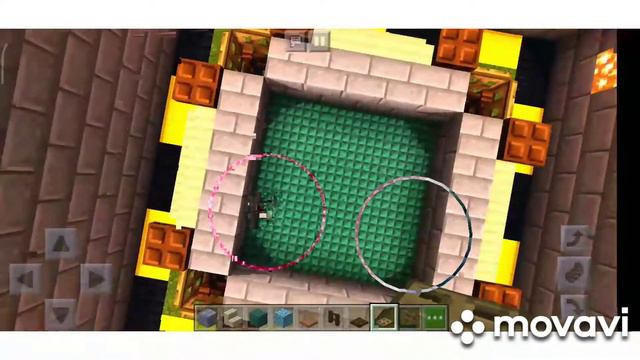 Как построить красивый и небольшой фонтан в Minecraft. смотреть онлайн