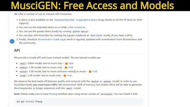 New Free AI Music Generator for Creating Own Music - Meta's MusicGen (Quick Tutorial) смотреть онлайн
