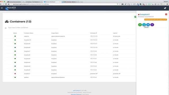 Feature Overview of Nucleus the Realtime Docker Dashboard смотреть онлайн