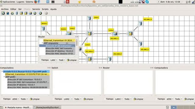 Ejercicio con NETEMUL: tres routers смотреть онлайн