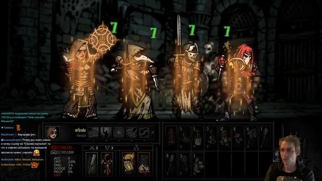 Прохождение Darkest Dungeon NG+ и новые герои #3 с Майкером смотреть онлайн