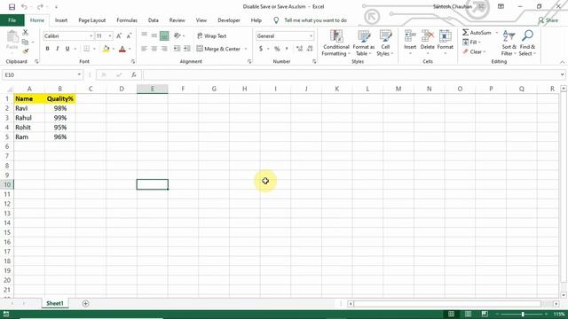 VBA code to Disable Save and Save As in Excel | Hindi смотреть онлайн