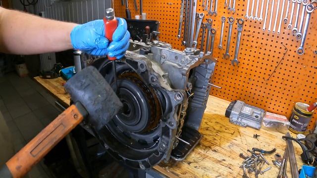 Ford Kuga 2 начало ремонта Powershift DCT450 часть 2 смотреть онлайн