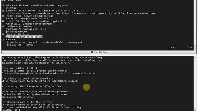 Install SQL Server 2022 on Oracle Linux 9 (Preview) смотреть онлайн