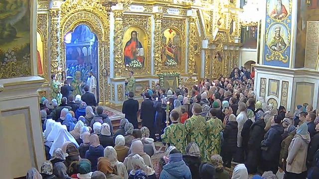 Собор всех преподобных отцов Киево-Печерских: Литургия смотреть онлайн