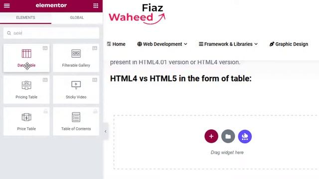 How to Add Table with Elementor in WordPress?| How to Create Free Data Tables with Elementor 2022 | смотреть онлайн