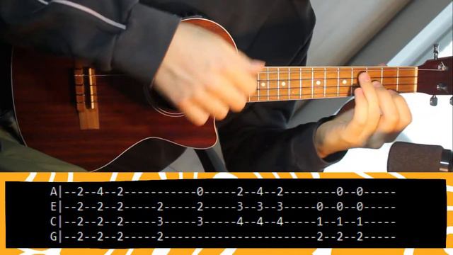 Easy JINGLE BELL ROCK Ukulele Tutorial With Tabs