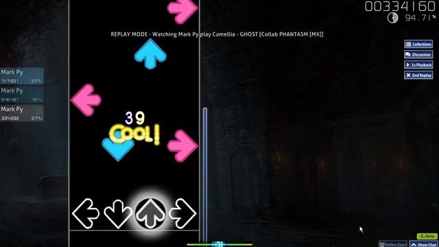 GHOST - Camellia osu!mania 4k [4 stars] смотреть онлайн