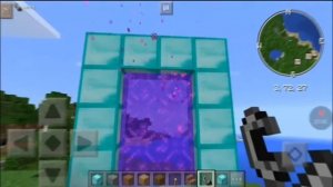 Как сделать портал в алмазный мир !!!!!!!!