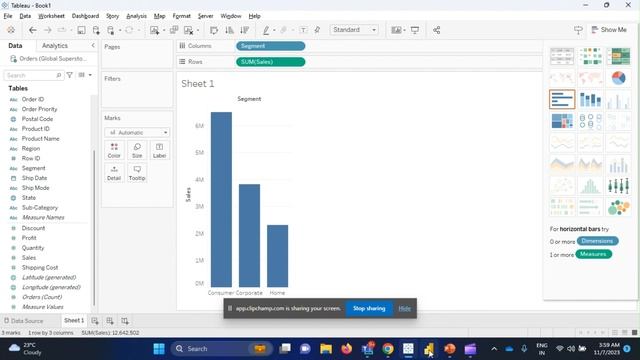 BarChart Tableau & PowerBI смотреть онлайн