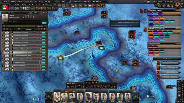 Let’s play Hearts of Iron 4 (Black Ice) – Italy – part 56 (16/01/1946 - 19/02/1946) смотреть онлайн