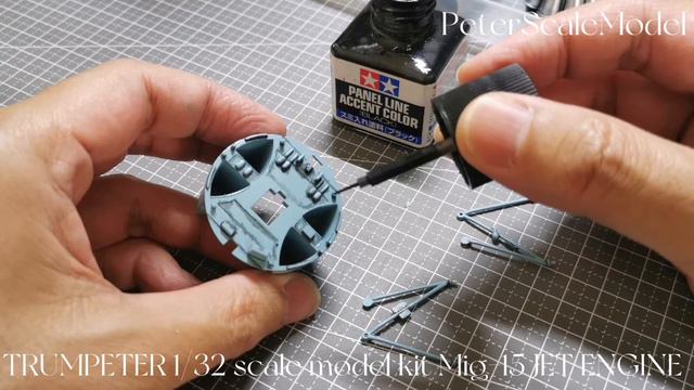 MiG-15 / Jet Engine / TRUMPETER / 1/32 /Scale Model Building смотреть онлайн