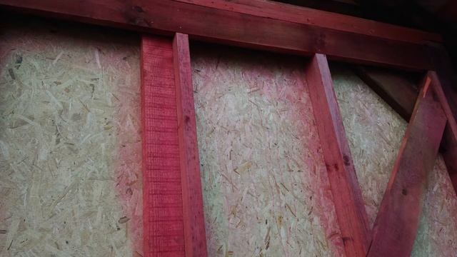 Сарай своими руками из OSB, металлосайдинга и двухскатной крышей. смотреть онлайн