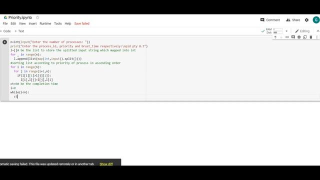 PRIORITY CPU SCHEDULING WITHOUT ARRIVAL TIME | OSLAB | PYTHON FOR BEGINERS смотреть онлайн