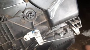Простая доработка заслонки печки Ланос