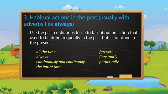 PAST CONTINUOUS TENSE смотреть онлайн