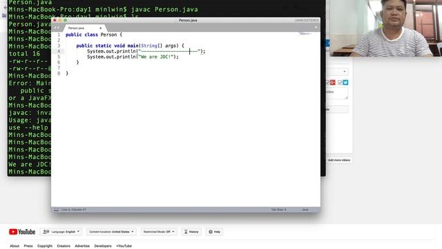 SE1-03 Running a Java Program смотреть онлайн