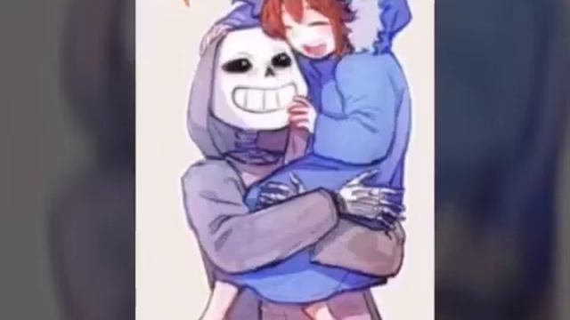 Undertale Sans x Frisk Everytime We Touch смотреть онлайн