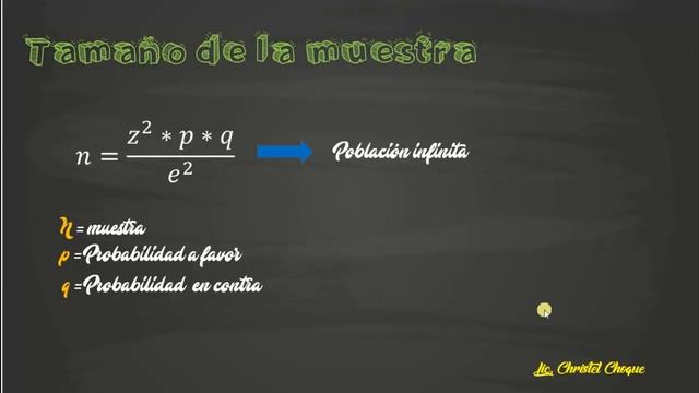 Cálculo del tamaño de una muestra смотреть онлайн