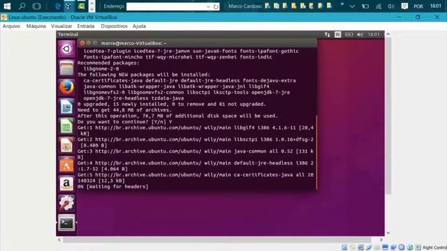 #Curso de Algoritmos- Preparando o ambiente do linux para programar em java. смотреть онлайн