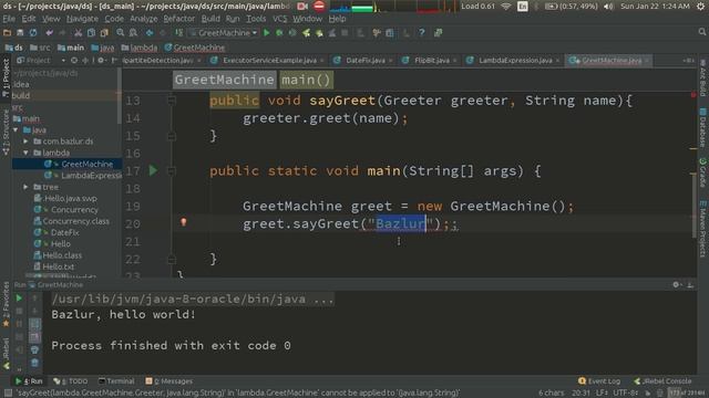 Lambda Expression in Java 8 Example смотреть онлайн