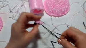 мочалка вязаная крючком