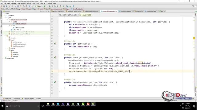 Android Studio Tutorial - Cursor Wheel Layout смотреть онлайн