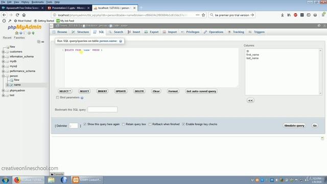 12 Practical session on Insert + Update + Delete смотреть онлайн