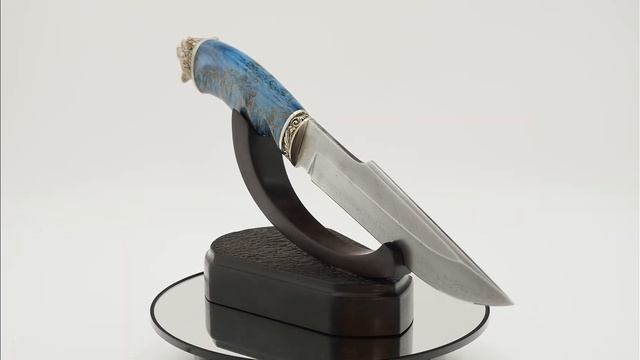 Нож Медведь, клинок из алмазной стали ХВ5 смотреть онлайн