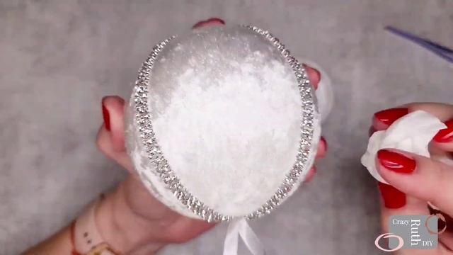 Christmas Ornaments DIY ? Glam Christmas Tree Baubles @crazyruthdiy
