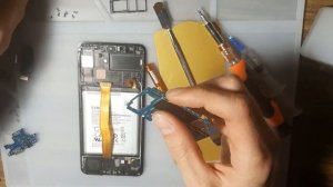 samsung galaxy A7 2018 разбор телефона