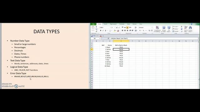 Beginner's Guide to Microsoft Excel: Parts of the Worksheet, Data Types and Basic Formatting смотреть онлайн