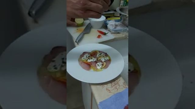 Fish carpaccio and amberjack fish tartare. Cook at home | Карпаччо и тартар из рыбы интиас смотреть онлайн