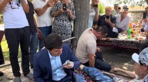 Бобочони Амонуллоҳ дар шаҳри Худжанд | Хистеварз- Кистакуз 26~06~2023 | ба дидори Ҳомидҷонака 🇹🇯