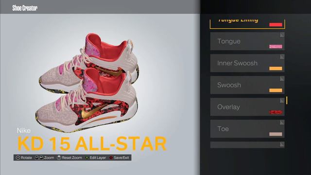 NBA 2k23 Next-Gen shoe creator KD 15 All-Star смотреть онлайн